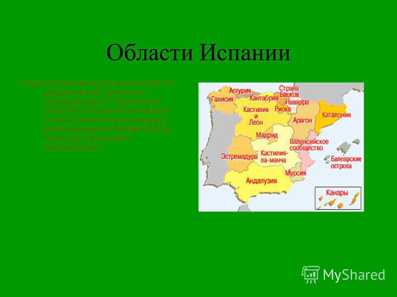 Характеристика испании 7 класс по плану