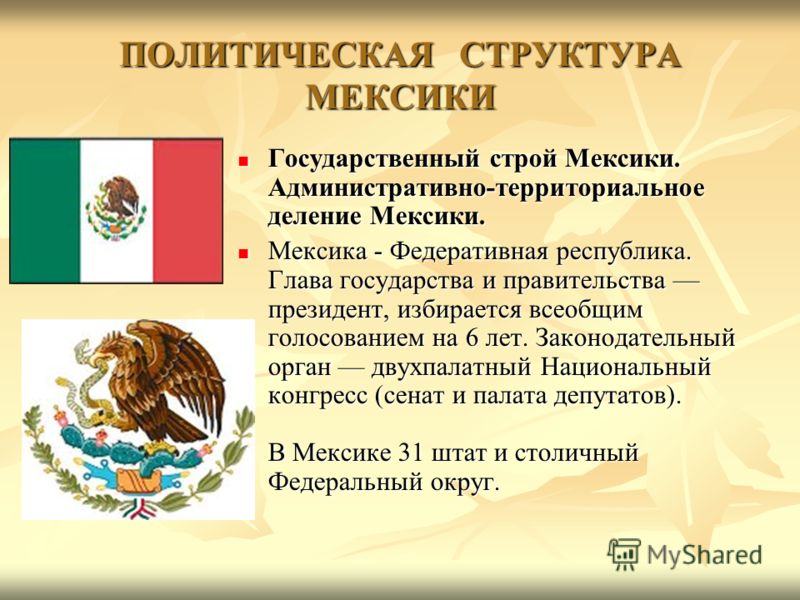 Характеристика мексики по плану 7