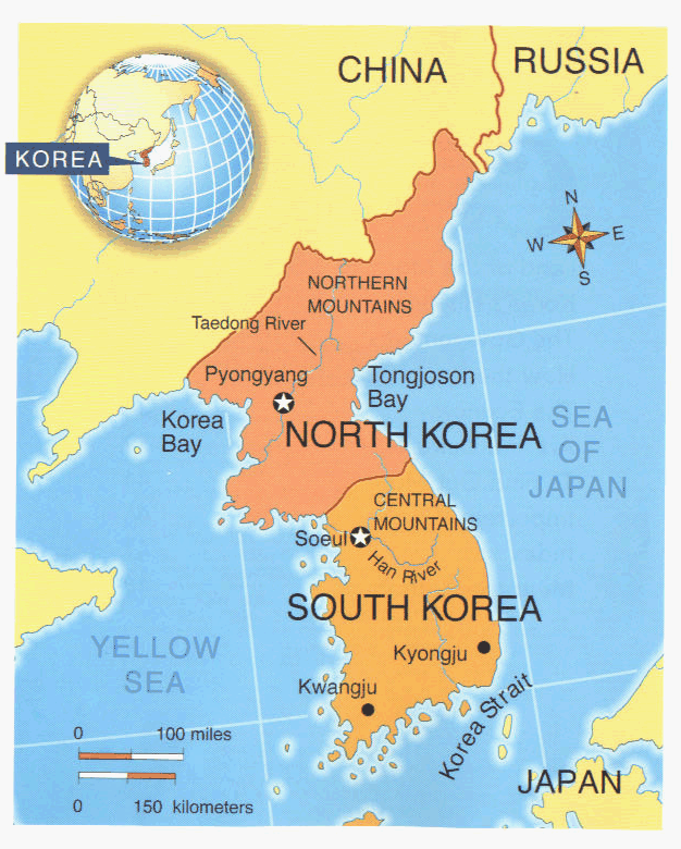 Северная корея карта на русском. Северная и Южная Корея на карте. Корейская народно-Демократическая Республика на карте. Северная Корея и Южная Корея на карте.