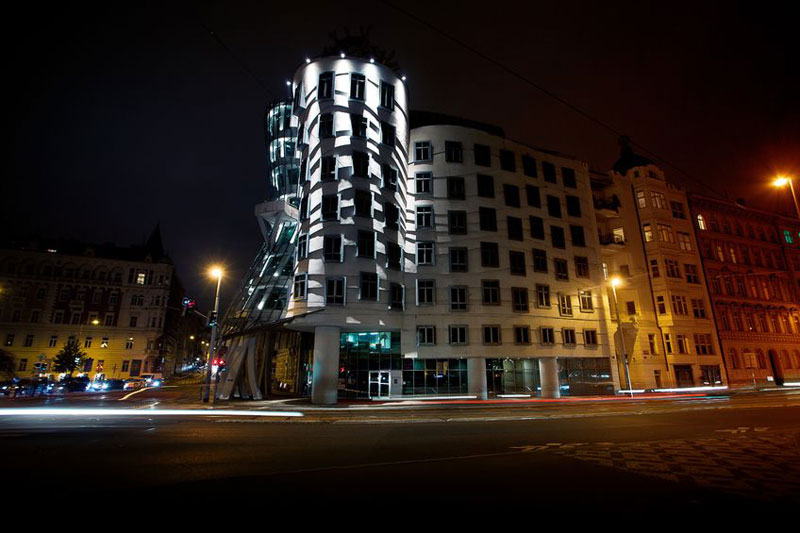 Dancing House is Amazing Even During the Night