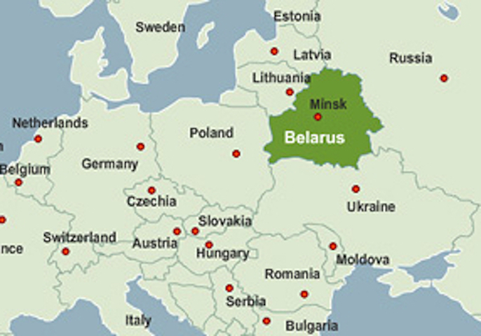 Страна где минск. Белоруссия на карте Европы. Карта Белоруссии на карте Европы.