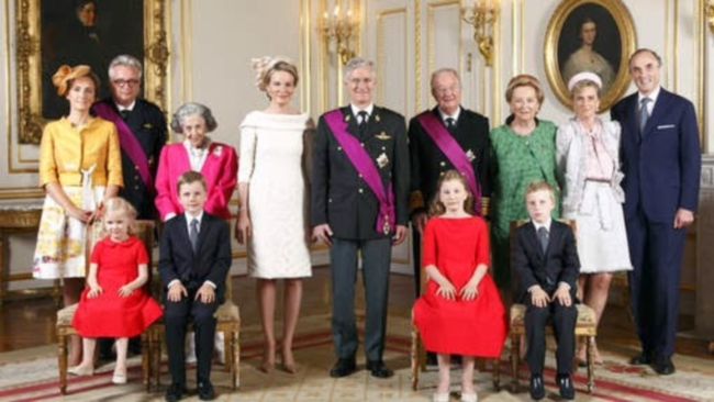 Королевская семья в Бельгии