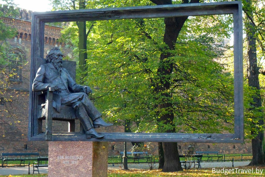 Памятник Яну Матейко в Кракове