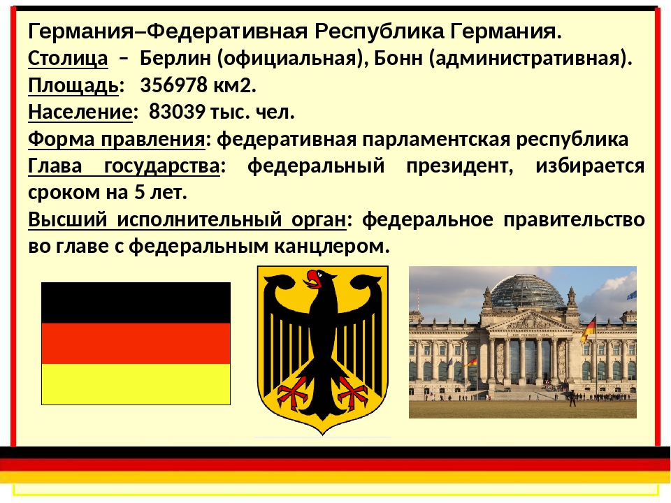 Германии Федеративная форма правления. Столица Федеративной Республики Германия. Германия столица форма правления.