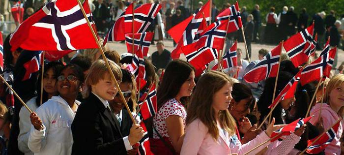 население Норвегии составляет