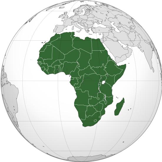 площадь африки