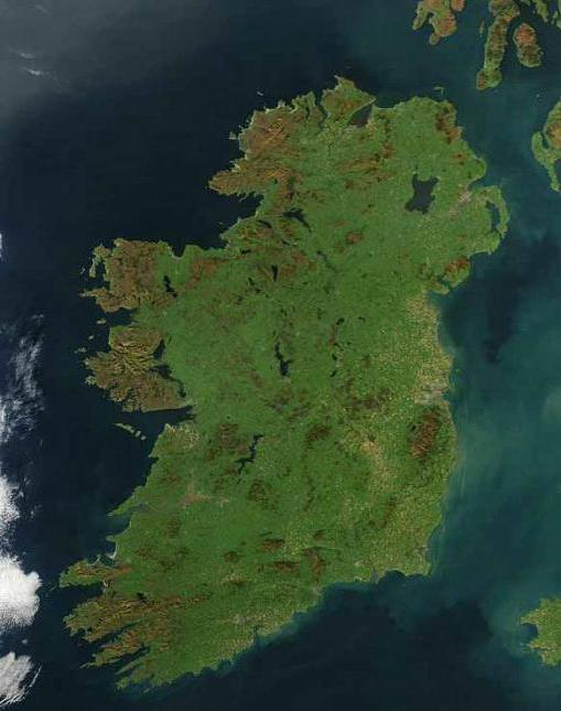 климат Ирландии по месяцам