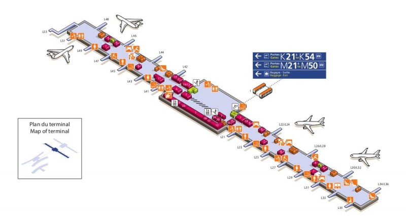 Терминал 2Е (L21-L53)