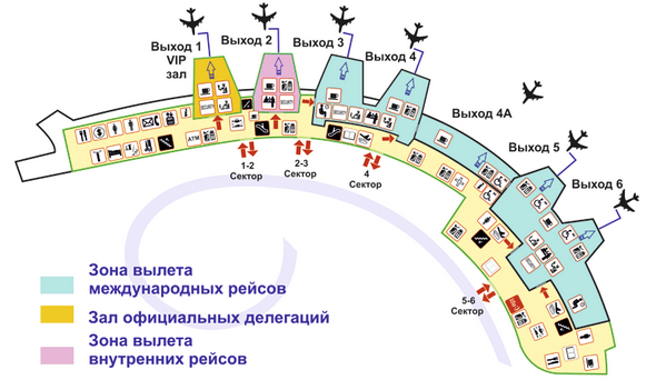 План аэропорта ташкент