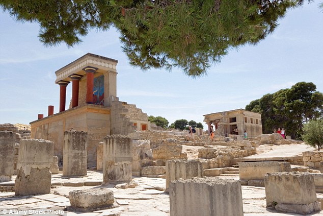 Back in time: Knossos was the capital of Minoan Crete, and the ruins of its palace still sing of the era