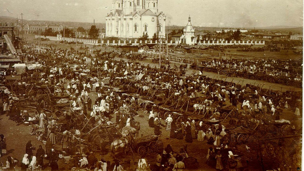 Ново-базарная площадь. 1905 - 1907