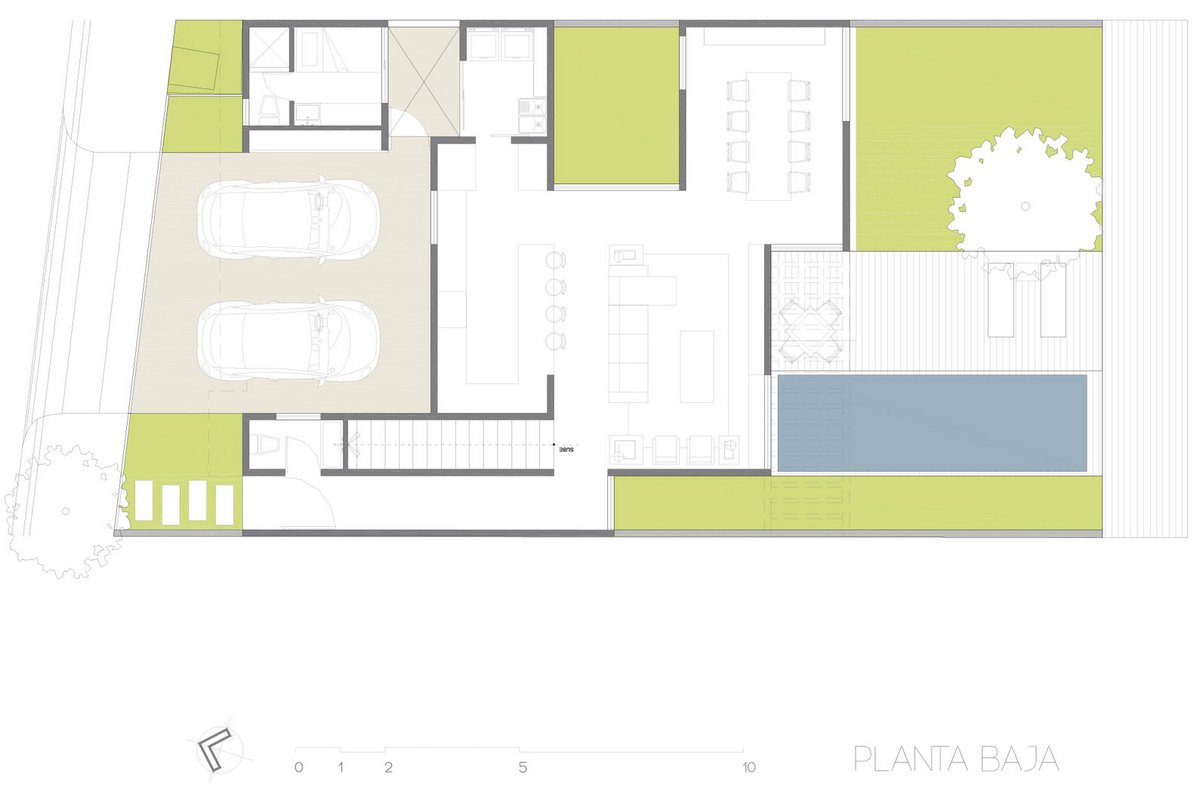 LGZ Taller de Arquitectura, частный дом в Мексике, дома в Монтеррей, частный дом на маленьком участке земли, план дома, фотографии частных домов