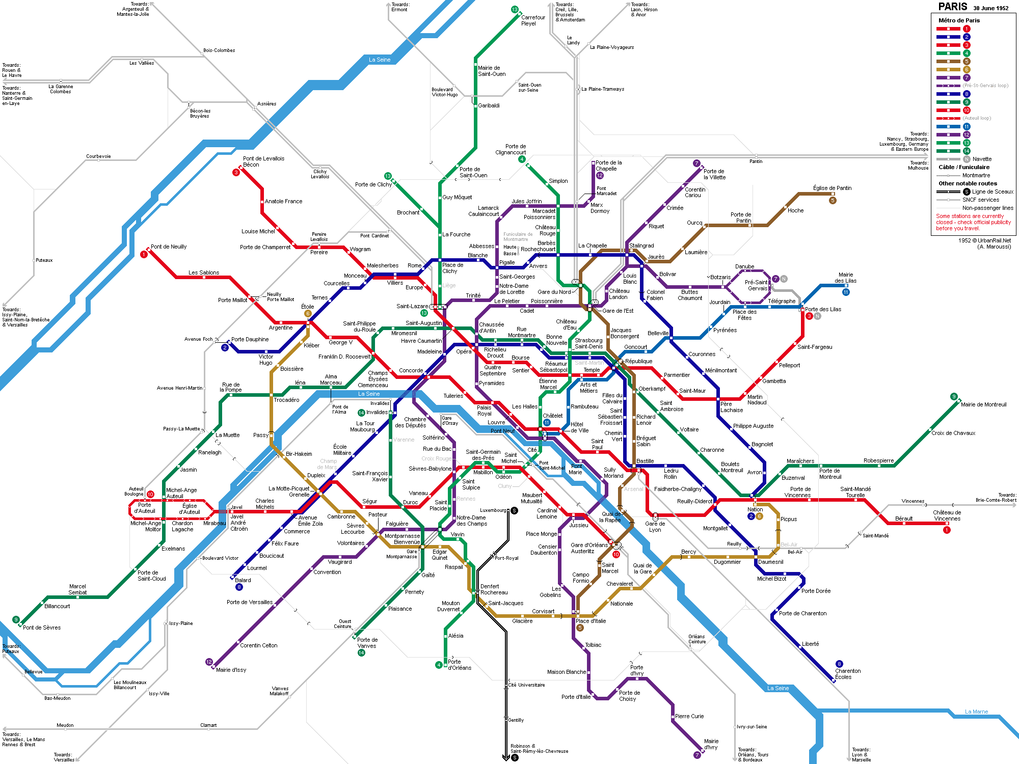 Метро парижа схема