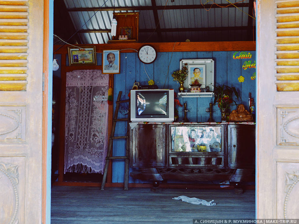 Дом в деревне на острове Фукуок во Вьетнаме