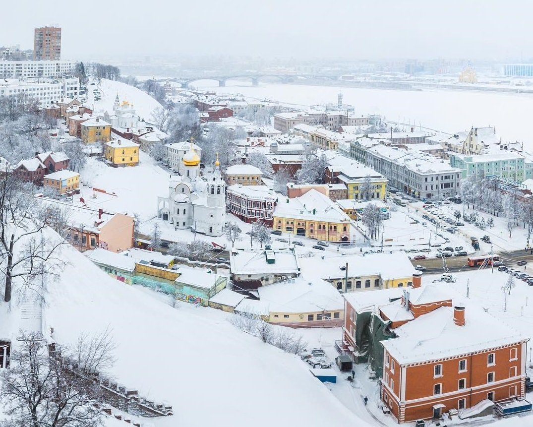 Нижний новгород зимой фото