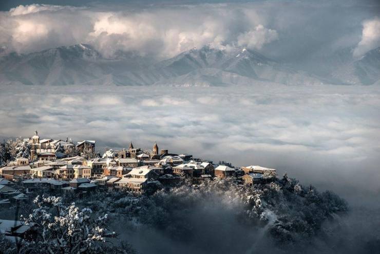 Зима в Грузии