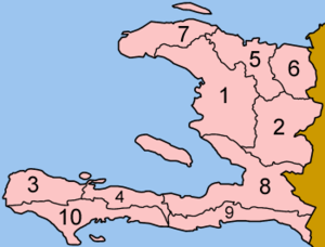 Релефна карта на о. Хаити