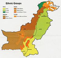 Pakistan haritadaki konumu