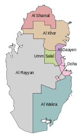 Розташування Катару