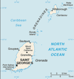 Grenada - Mappa