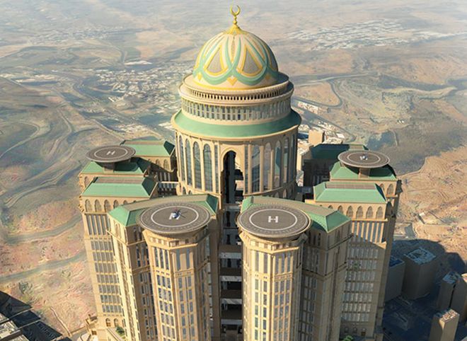 Самый высокий в мире отель The Abraj Kudai, Мекка