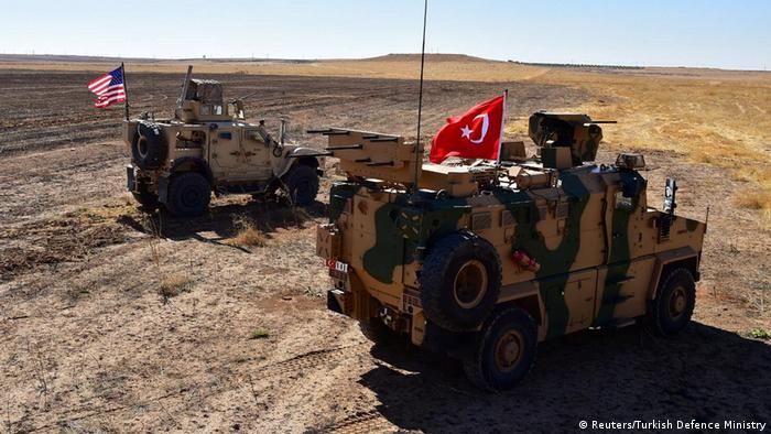 US and Turkish forces in Syria (Reuters/Turkish Defence Ministry)