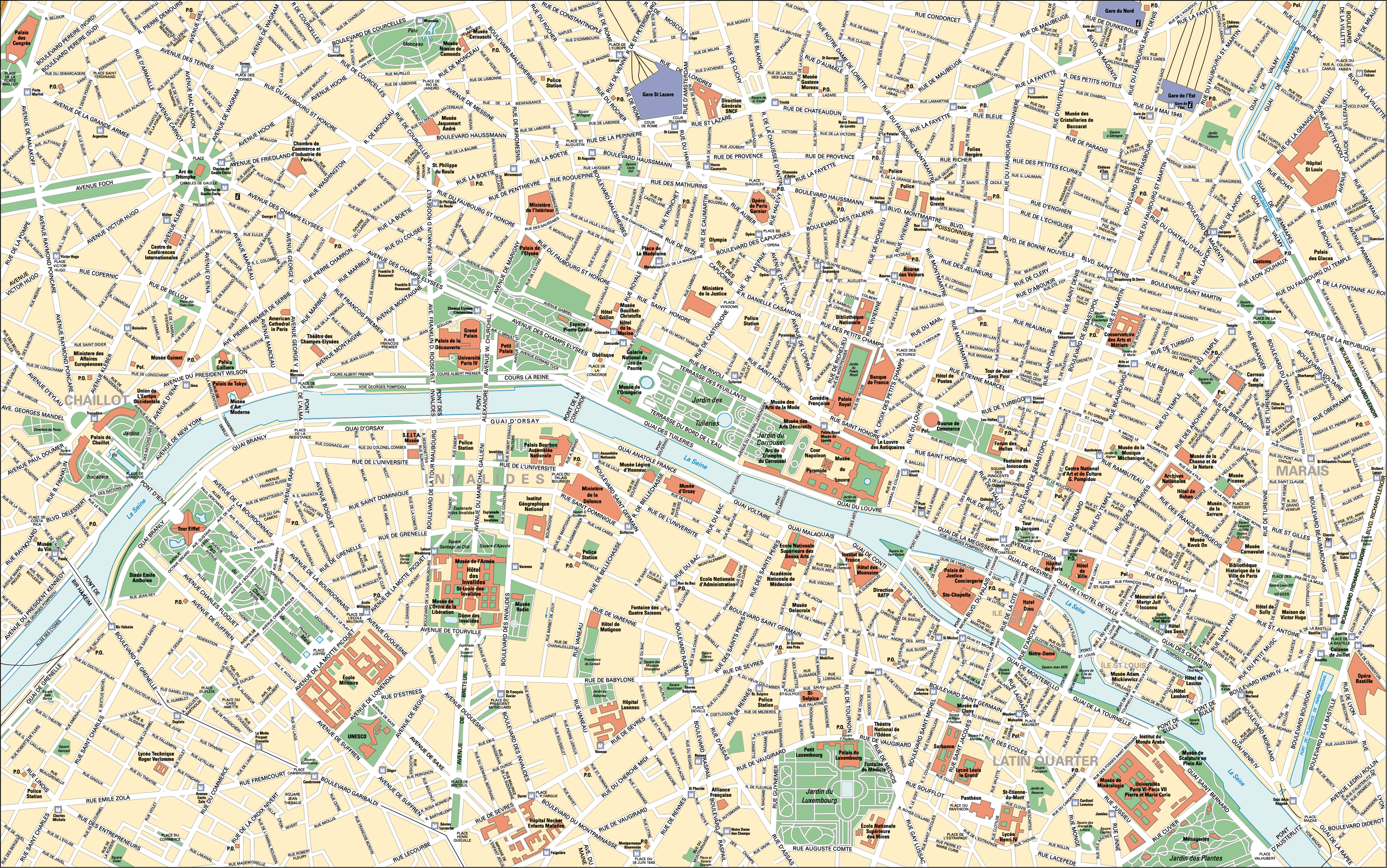  z     Карта Парижа