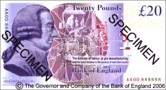 adam smith - ?20 pound note