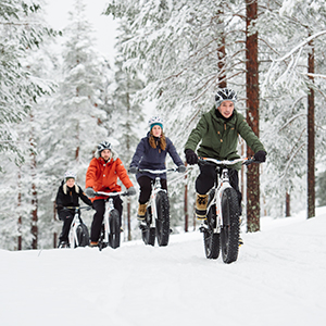 Fat biking in Finland
