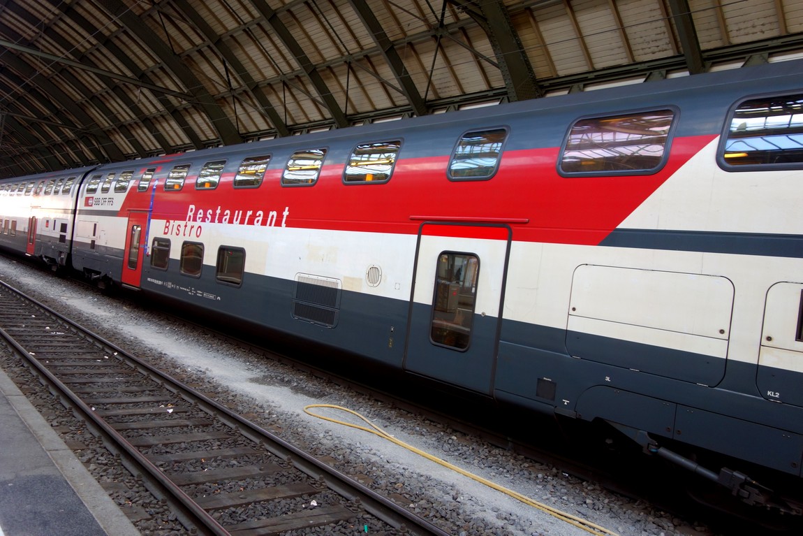 Двухъярусный поезд Австрии